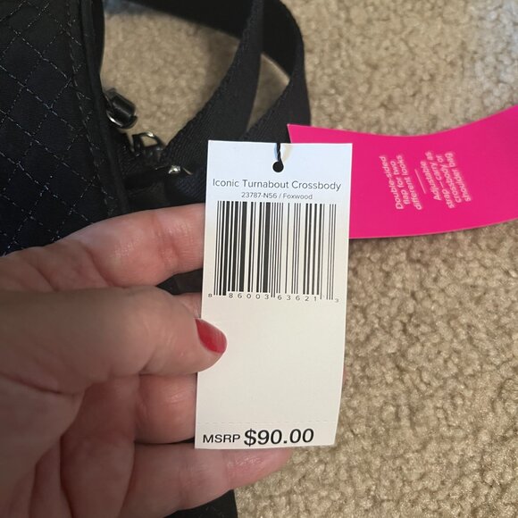 Vera Bradley Iconic Turnabout Crossbody - Foxwood - Picture 2 of 6